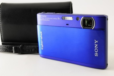 [FAST NEUWERTIG] Sony Cyber-shot DSC-TX1 blaue 10,2-MP-Digitalkamera aus...