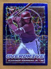 2021 Overdrive Vladimir Guerrero Jr Blue Velocity #12 Blue Jays