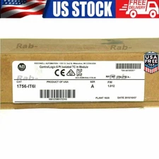 NEW 1756-IT6I AB 1756IT6I  ControlLogix 6 Pt Isolated Input Module US Free Tax