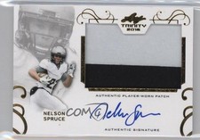 2016 Leaf Trinity Patch Auto Gold Nelson Spruce #PA-NS2 Patch Auto 2r5