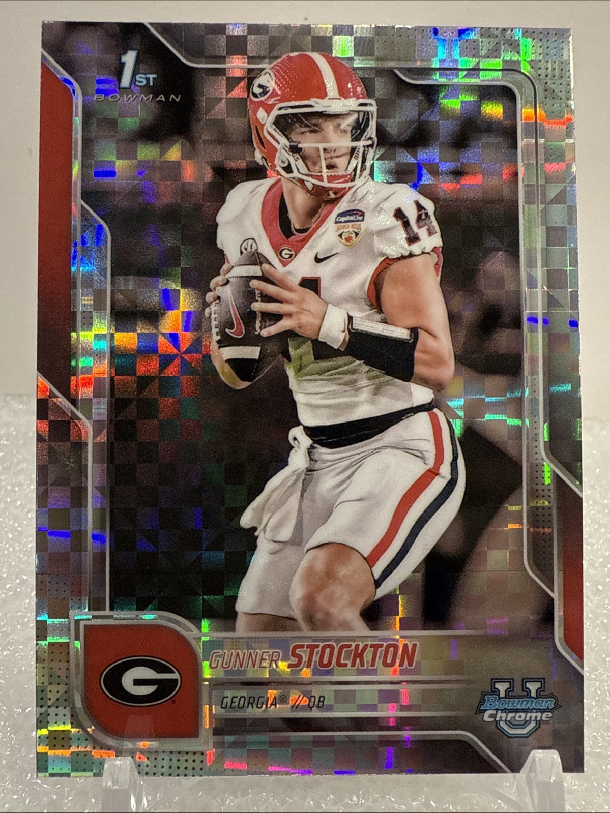 2025 Bowman Chrome U - X-Fractor #131 Gunner Stockton 1st