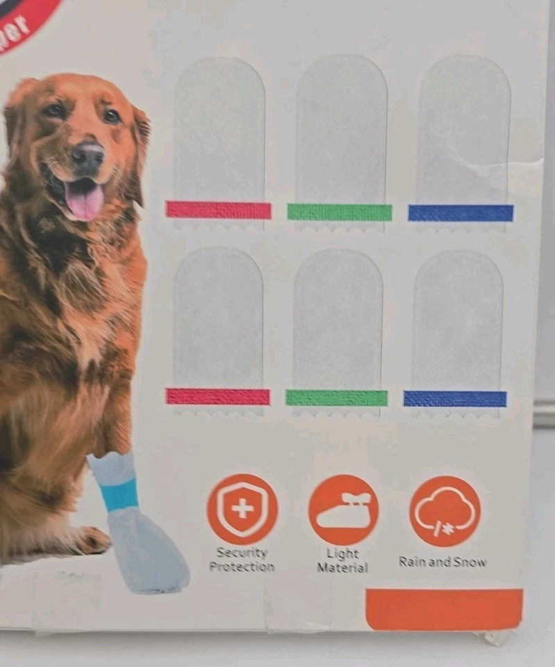 Botines Desechables Impermeables para Perro Botas para Protección de Patas Grandes 20pk Nuevos Foto 3 de 4