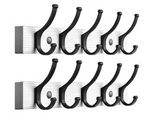 Coat Rack Wall Mount, 16.5 Inches Wood Coat Hooks Wall Mount, Wall Coat Rack ...