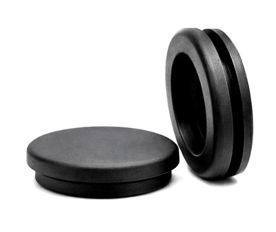 1-1/2'' (38mm) Hole Solid Rubber Panel Plugs for 1/8'' Panels Panel Knockout Seals
