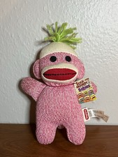 Brand New Plush Soft Sock Monkey Baby vintage