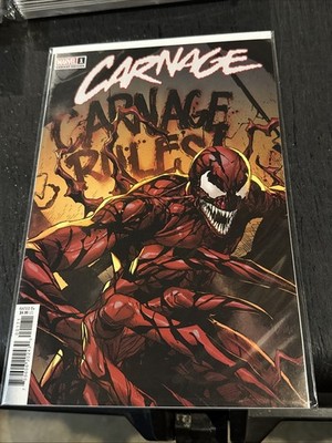 Carnage #1- 1:100 Yu Variant Cover - 2022 - First Appearance Of Detective Shayde