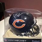 Brian Urlacher Signed Chicago Bears Mini Helmet Schwartz Sports Authenticated