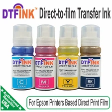 DTF Ink Heat Transfer Direct to Film fit for Epson ET2400 ET2800 ET2803 ET2850