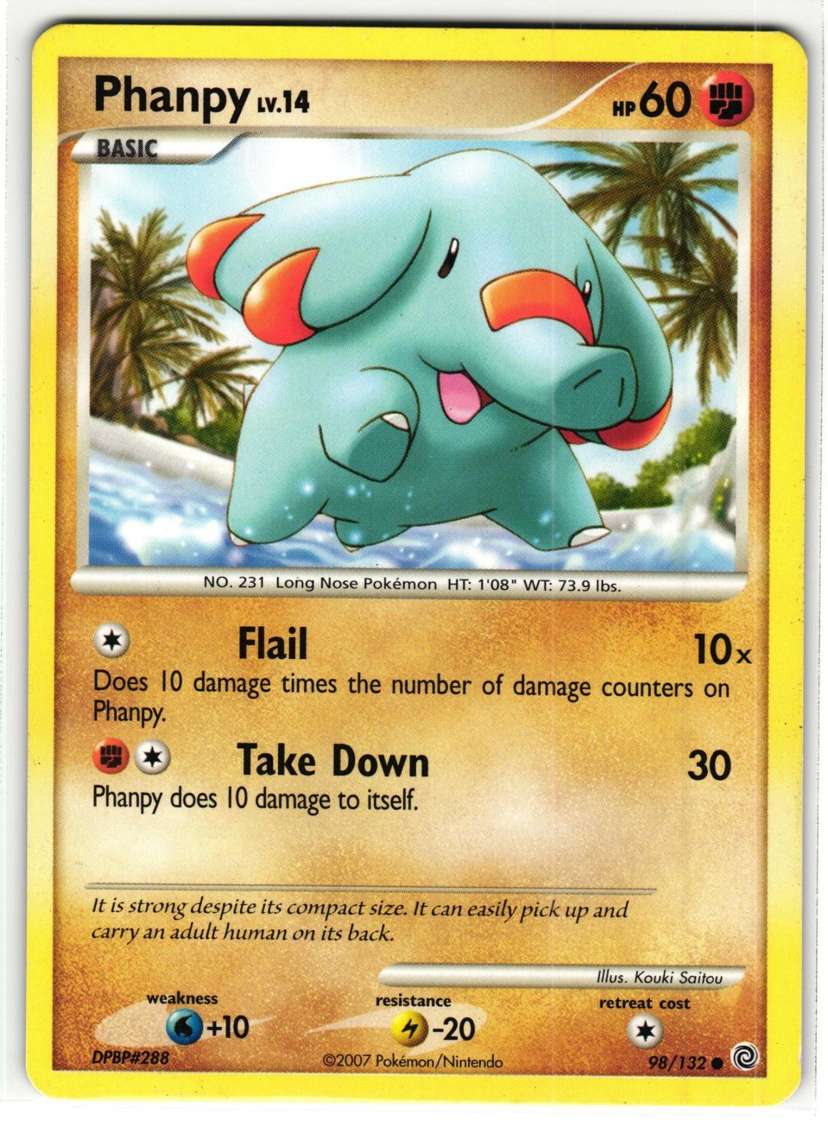 PHANPY 98/132 SECRET WONDERS ENGLISH POKEMON TCG