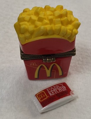 RARE PHB McDonald's FRENCH FRIES Porcelain Hinged Trinket Box