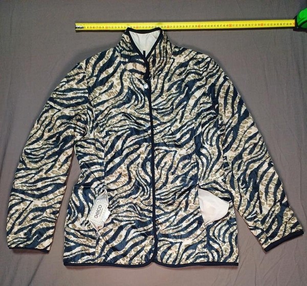 Women Gelco Outdoor Jacket Silver Leopard 38