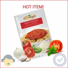 Mrs. Wages Pasta Sauce Canning Mix, Easy-To-Use, Simple Homemade Pasta Sauce, Gr