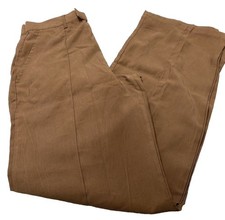Women s Tan Cotton Tailored Business Dress Pants Size 6 US Brand New