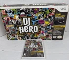 New WII DJ HERO TURNTABLE KIT SET NINTENDO CONTROLLER Open Box Never Used