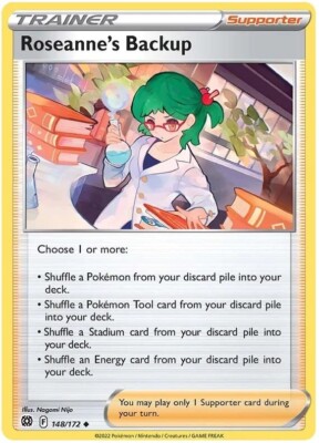 Pokemon - Roseanne's Backup - 148/172 - Brilliant Stars - NM/M