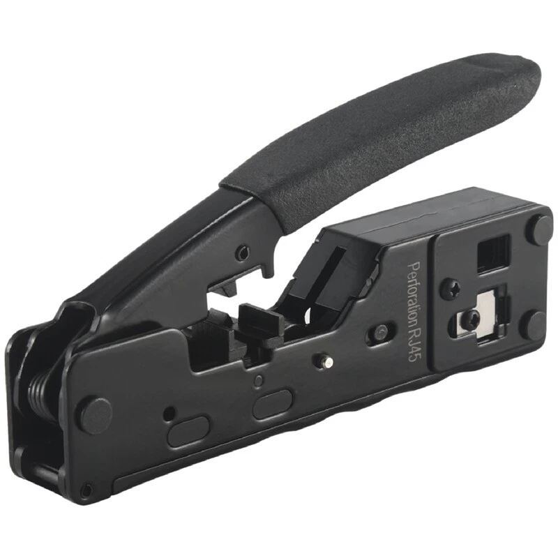 Pass through deals crimper