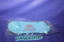TWA Flight Socks In Package Sealed Light Blue Airline Collectible