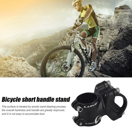 Potence Vélo Aluminium 25.4mm Courte Pour Guidon VTT - Neuve