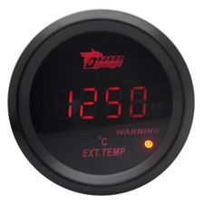 2 52mm Red Digital Led Exhaust Gas Temperature Gauge Egt Ext Car Meter