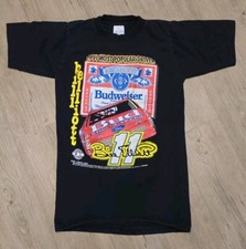 Bill Elliott Budweiser 1991 Most Popular Driver T Shirt S 90's Single Stitch