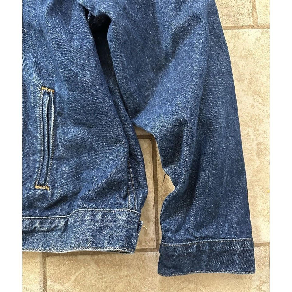 Vintage Levis Denim Trucker Jacket Mens 54L Type III USA Made 71506