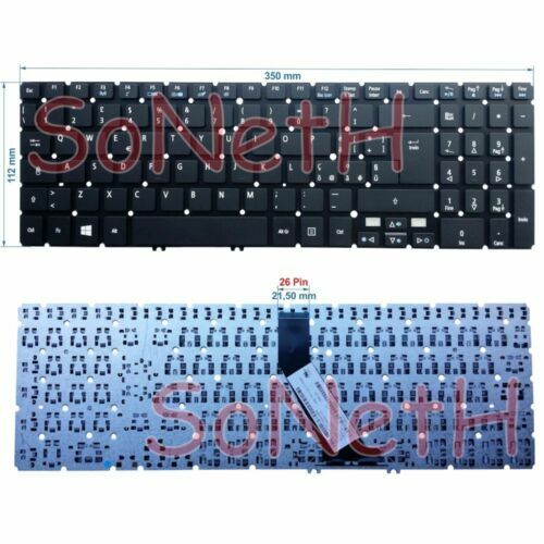 Tastiera ACER Per Notebook MP-10K36I0-6981W ITA Keyboard Nero