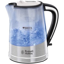 Russell Hobbs Brita Filter Purity Electric Kettle 3000KW 1Ltr, 360° base - Clear