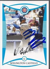 Arizona Diamondbacks WELLINGTON CASTILLO Signed Bowman Card