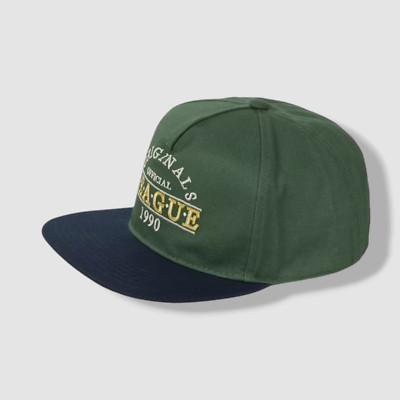 Jack & Jones Men's Green Originals Official 1990 League Baseball Cap Size OS