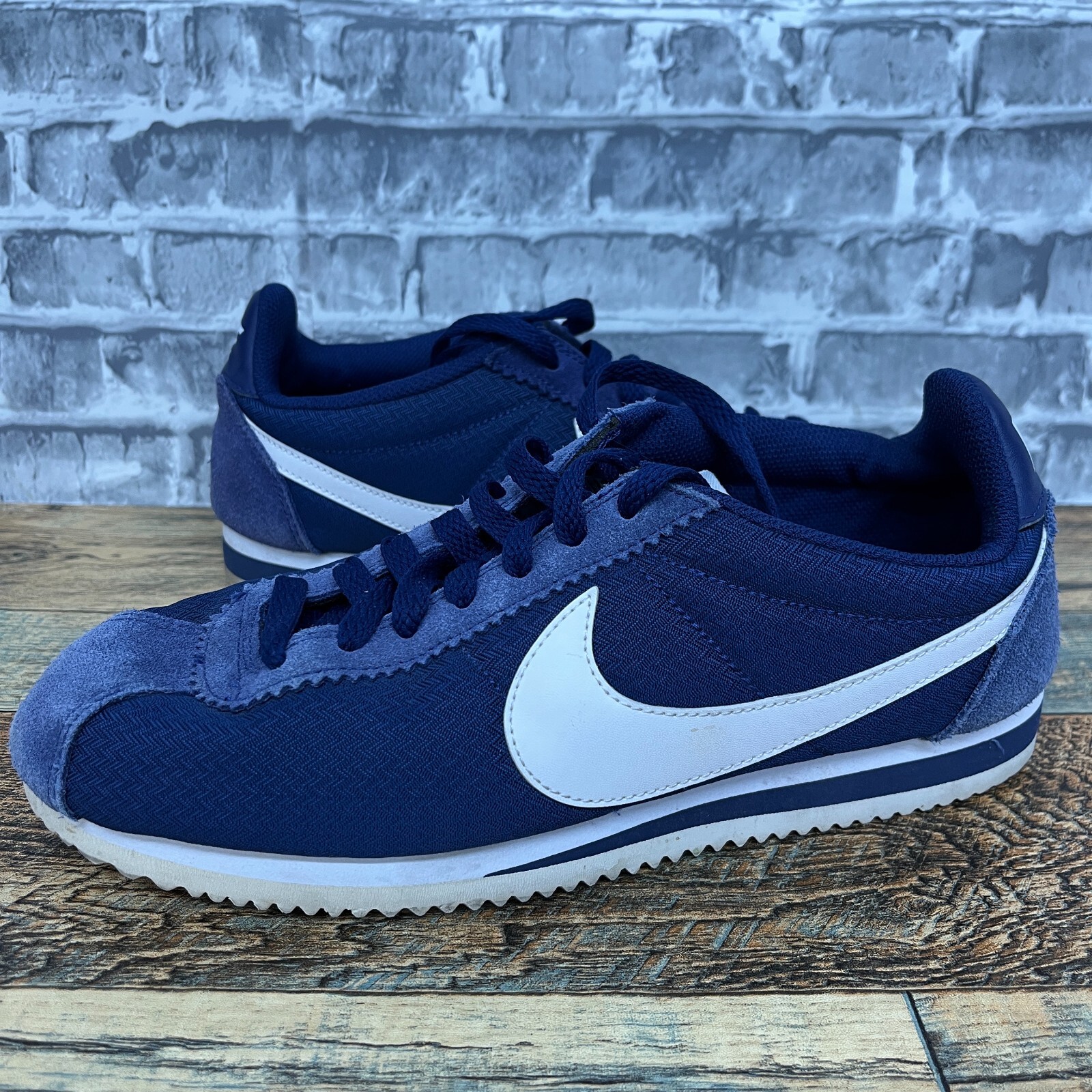 9 - Nike Cortez Classic Navy, White 