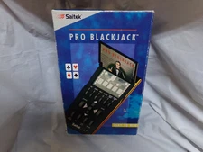 Vintage 1991 Saitek Pro Blackjack LCD Electronic Handheld Game  (RST)