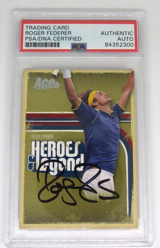 Roger Federer signed autographed PSA /DNA slabbed 2006 Ace Authentic #21