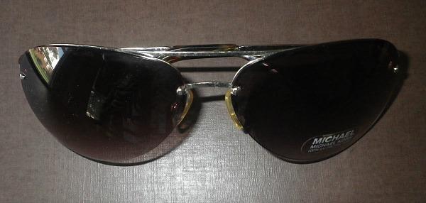 Authentic Michael Kors Aviator Sunglasses M2001S 717 Shiny Gold 63MM