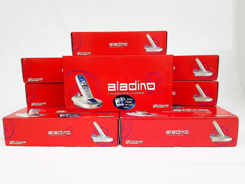 Telefono Cordless Telecom Aladino 2 Vivavoce Rubrica Display Colori Sveglia Dect - Immagine 2 di 2