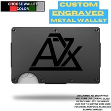 Avenged Sevenfold Laser Engraved Onto An Aluminum Wallet
