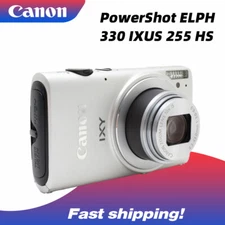 Canon PowerShot ELPH 330 IXUS 255 HS Silver 12.1 MP Compact digital camera