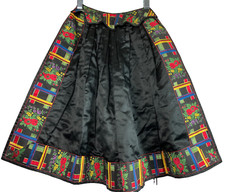 Lovely Antique Dated 1851 Wedding Gift Folk Apron Victorian Dirndel