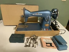 Vintage Blue Dressmaker #42   Sewing Machine Japan