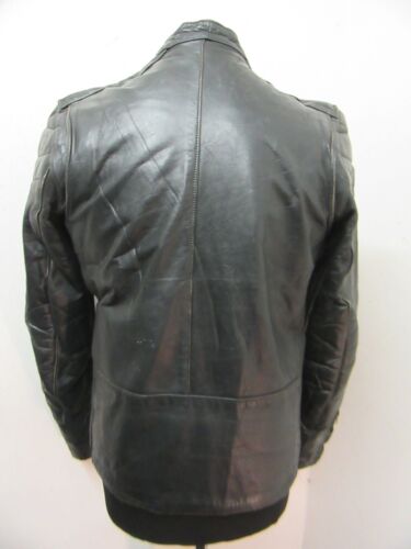 VINTAGE 80'S LEATHER PERFECTO MOTORCYCLE JACKET SIZE UKS, SEGURA ? - Picture 10 of 17