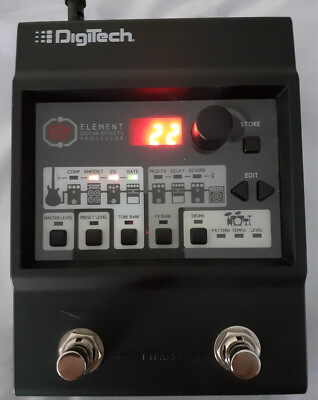 ELMTV-01- DigiTech Element Guitar Multi-Effects Processor New. No Adapter.