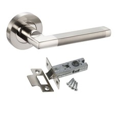Parus Internal Door Handle Packs - Latch Lock Bathroom Door Handle Packs