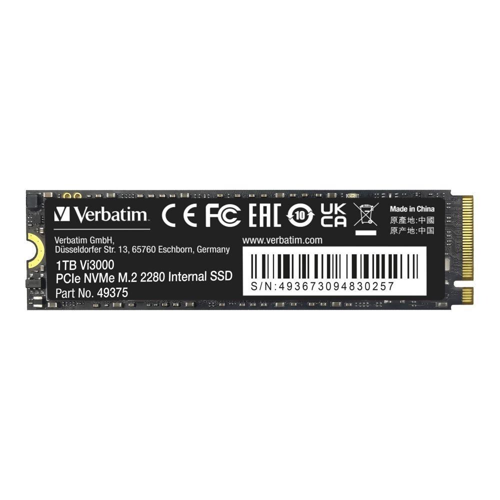 0023942493754 VI3000 PCIE NVME M.2 SSD накопитель 1 ТБ/M.2 2280 PCIE NVME для стажеров дословно