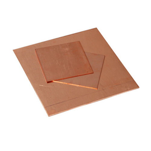 T2 Reines Kupferplatte Kupferblech Metallplatten Blech Platten 0.3mm-6mm Dicke - Picture 7 of 9