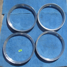 Vintage Original 16 Wide Trim Rings Set Of 4 Stainless Steel Oem Gm Style Vintage Original 16 Wide Trim Rings Set Of 4 Stainless Steel Oem Gm Style