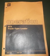Manuale Operativo CAT CATERPILLAR 973 Per Pala Cingolata S/N 26Z1-UP 32Z1-UP