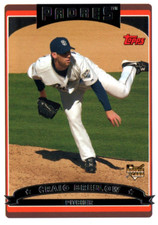 Craig Breslow P Rookie Padres Topps Baseball Card #316 2006