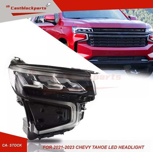 For 2021-2023 Chevy Tahoe Suburban Full LED Headlight Headlamp Passenge ...