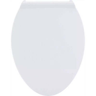 American Standard White Elongated Closed-Front Toilet Seat with Soft Close 5055A