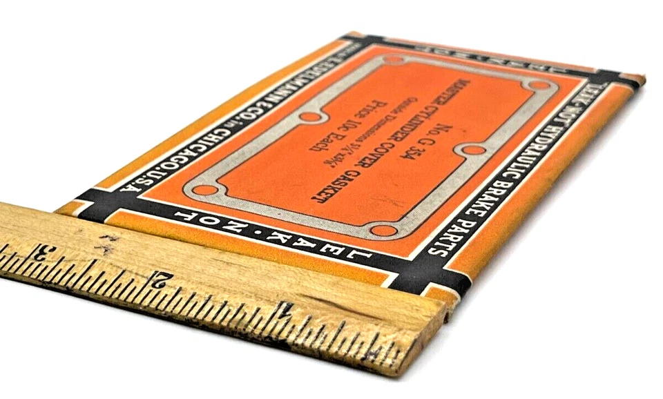 Master Cylinder Cover Gasket No.G 354 Outside Dim 5- 1/4"x3-3/16" NOS Vintage - Image 4 of 4