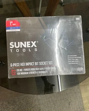 Sunex Tool  5607 6 Piece 1" Drive Metric NEW